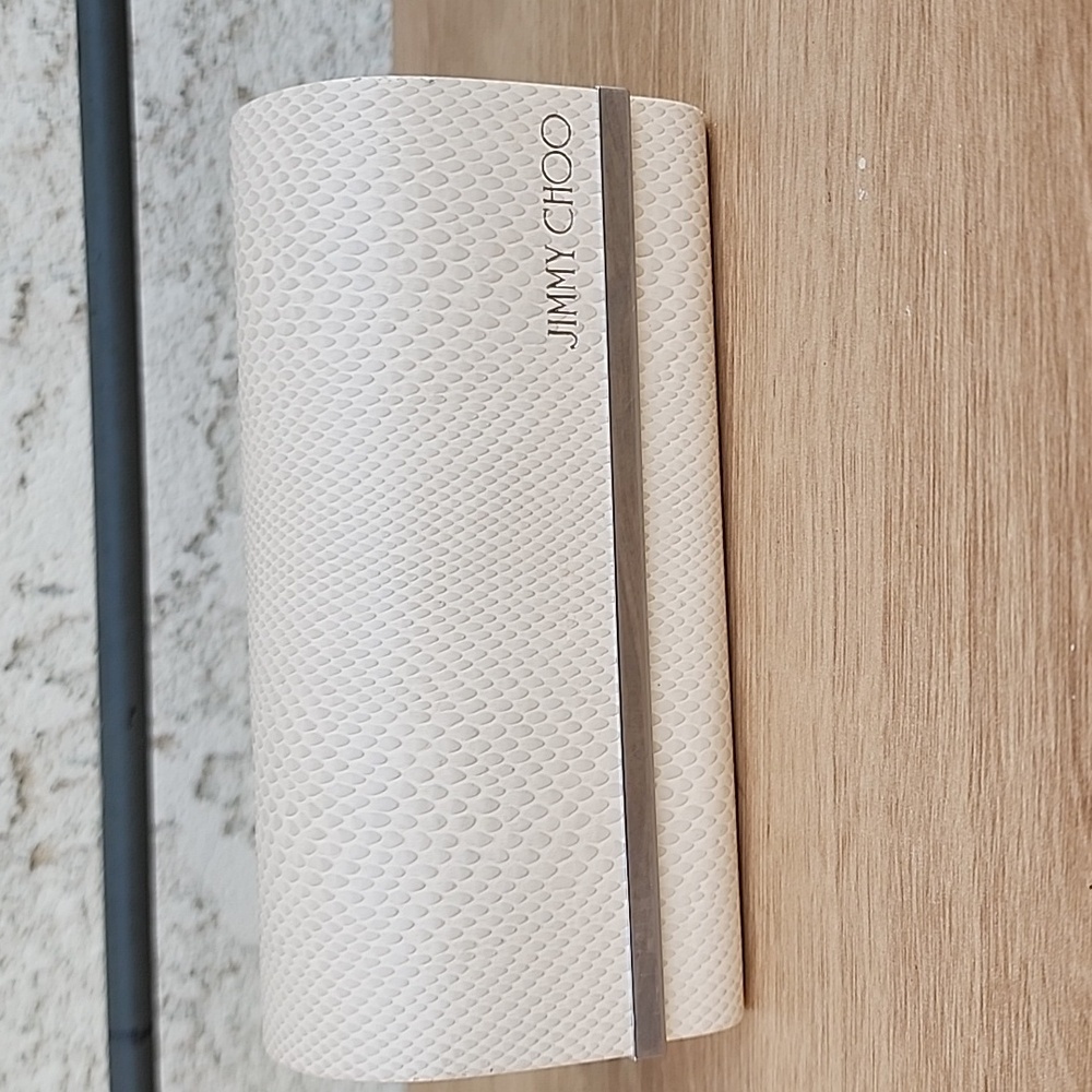 Jimmy Choo Snakeskin Sunglass Case